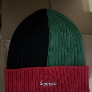 Supreme Green Knit Beanie
